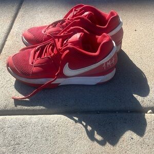 Nike Crimson and White Running Shoes
